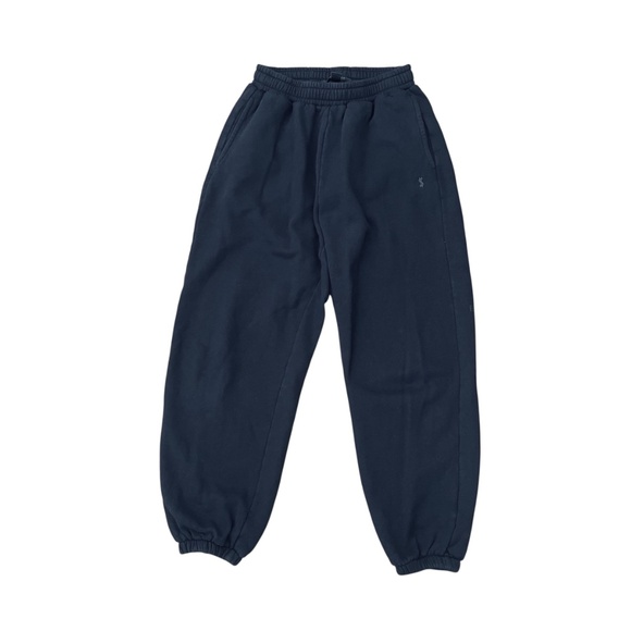 Ksubi Black Fleece Sweatpants Size Small Oversized Streetwear Fit - Picture 2 of 12